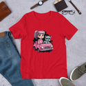 Schnauzer Cute Girl Jeep T-Shirt