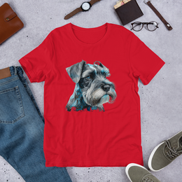 Schnauzer dog T-Shirt | Cute Schnauzer Dog T-Shirt | Perfect Gift for Schnauzer Lovers | Schnauzer dog apparel