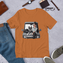 Schnauzer and Woman Jeep T-Shirt