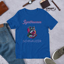 Synthwave Schnauzer Keyboard T-Shirt