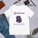 Synthwave Schnauzer Keyboard T-Shirt