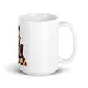 Schnauzer Dad White Glossy Mug